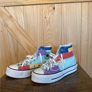 Converse Multicolor High-Top Sneakers